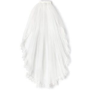 Girls floral lace veil